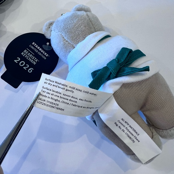 Starbucks Bearista 255th & 258th 2026
Limited Editions Keychains Bundle NWT - Picture 10 of 16